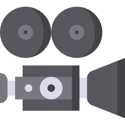 TV yayınına hazır video kurgu — film kamerası