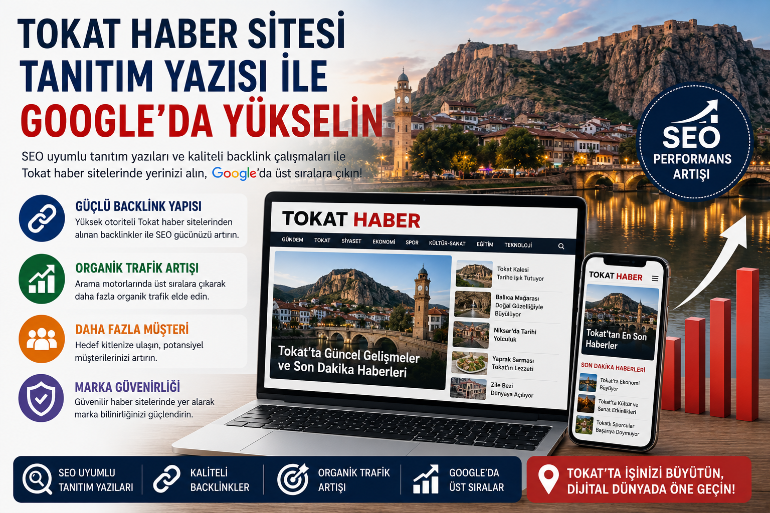 Tokat Haber Sitesi Tanıtım Yazısı ile Google’da Yükselin | Tanıtım Yazısı Backlink