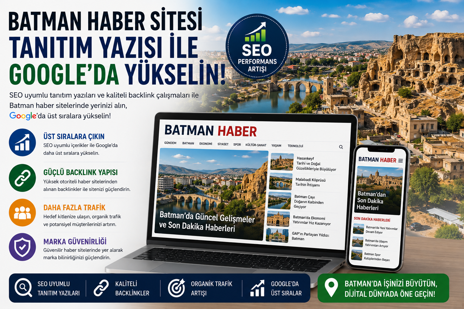 Batman Haber Sitesi Tanıtım Yazısı ile Google’da Yükselin | Tanıtım Yazısı Backlink