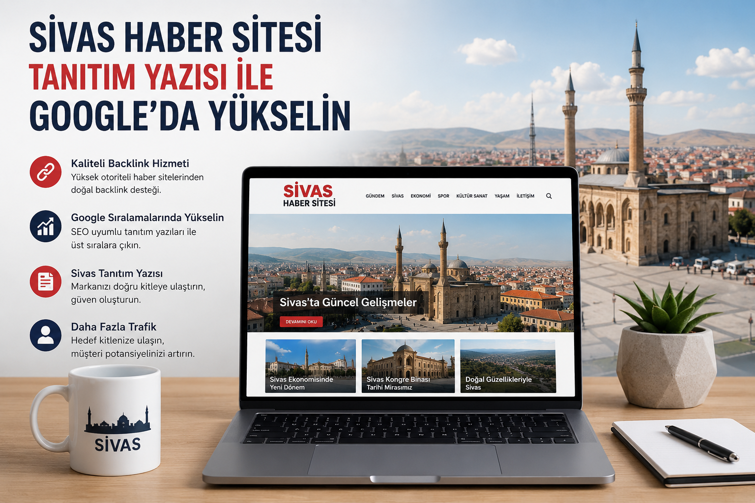 Sivas Haber Sitesi Tanıtım Yazısı ile Google’da Yükselin | Tanıtım Yazısı Backlink