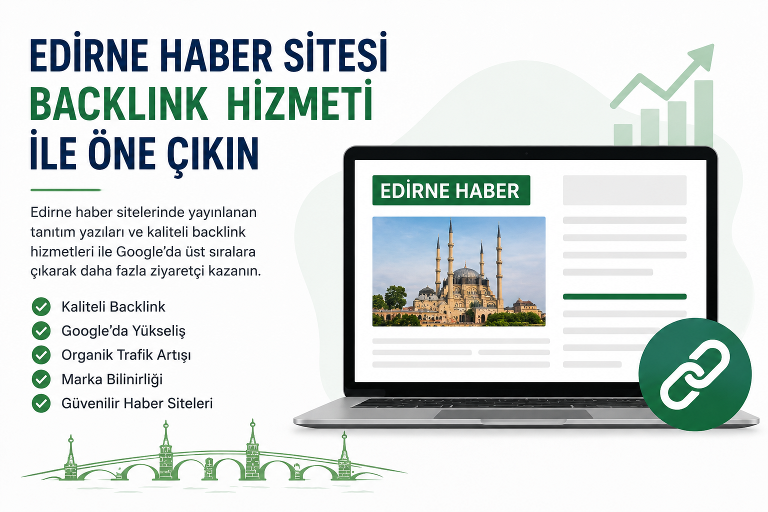 Edirne Haber Sitesi Backlink Hizmeti ile Öne Çıkın | Tanıtım Yazısı Backlink