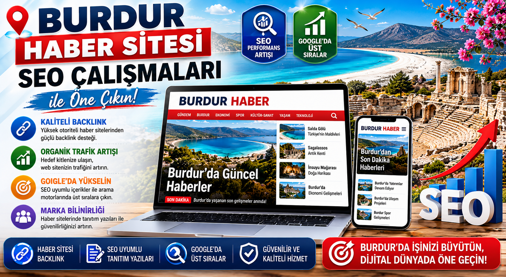Burdur Haber Sitesi SEO Çalışmaları ile Öne Çıkın | Tanıtım Yazısı Backlink