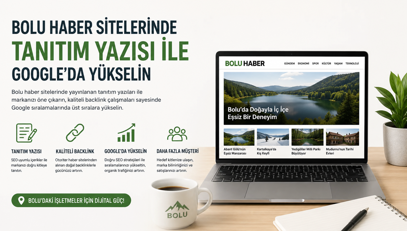 Bolu Haber Sitelerinde Tanıtım Yazısı ile Google’da Yükselin | Tanıtım Yazısı Backlink
