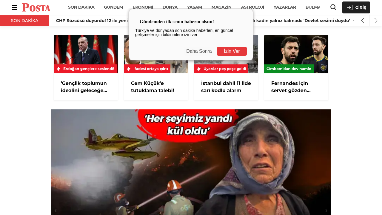Posta — posta.com.tr tanıtım yazısı ekran görüntüsü