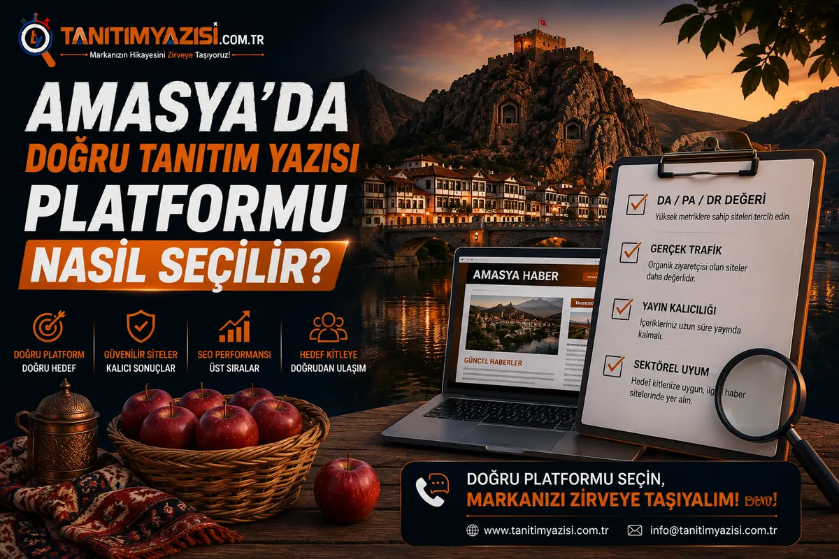 Amasya tanıtım yazısı görseli