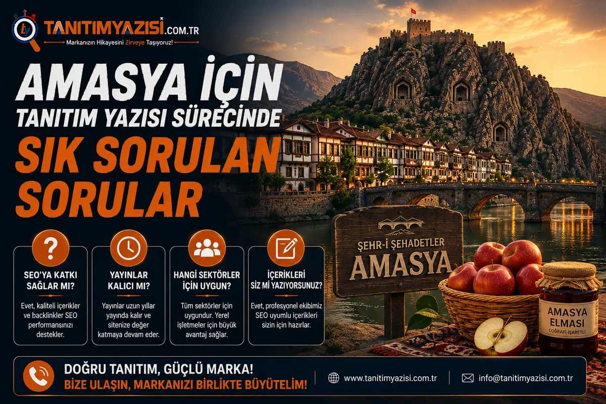 Amasya tanıtım yazısı görseli