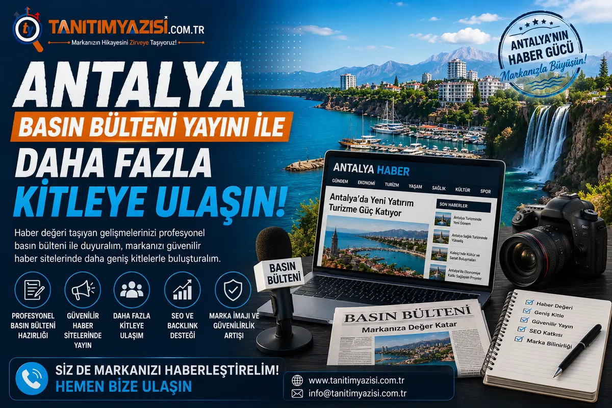 Antalya tanıtım yazısı görseli