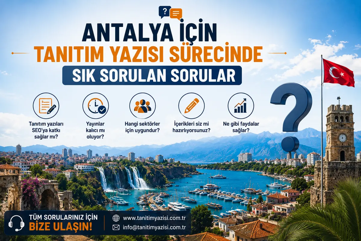 Antalya tanıtım yazısı görseli