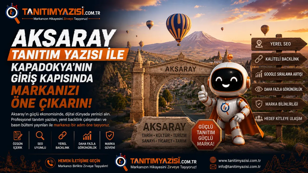 Aksaray tanıtım yazısı görseli