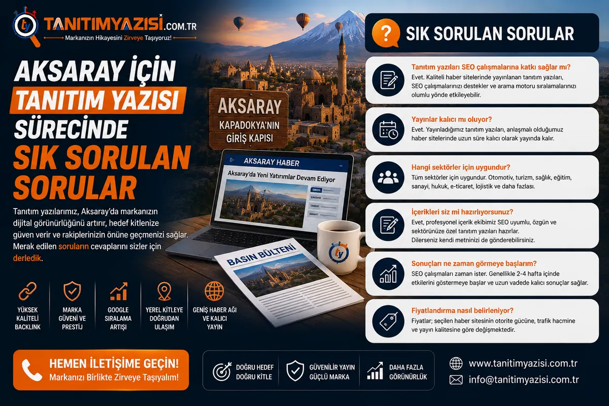 Aksaray tanıtım yazısı görseli