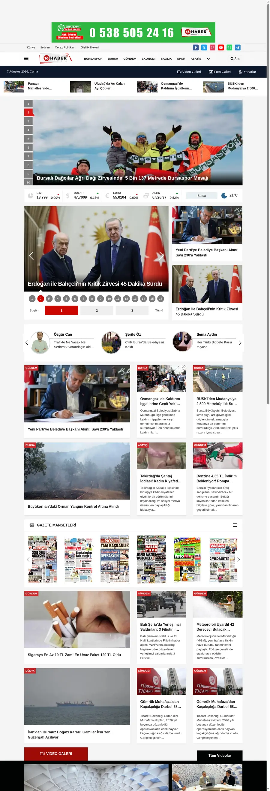 16haber.com önizleme