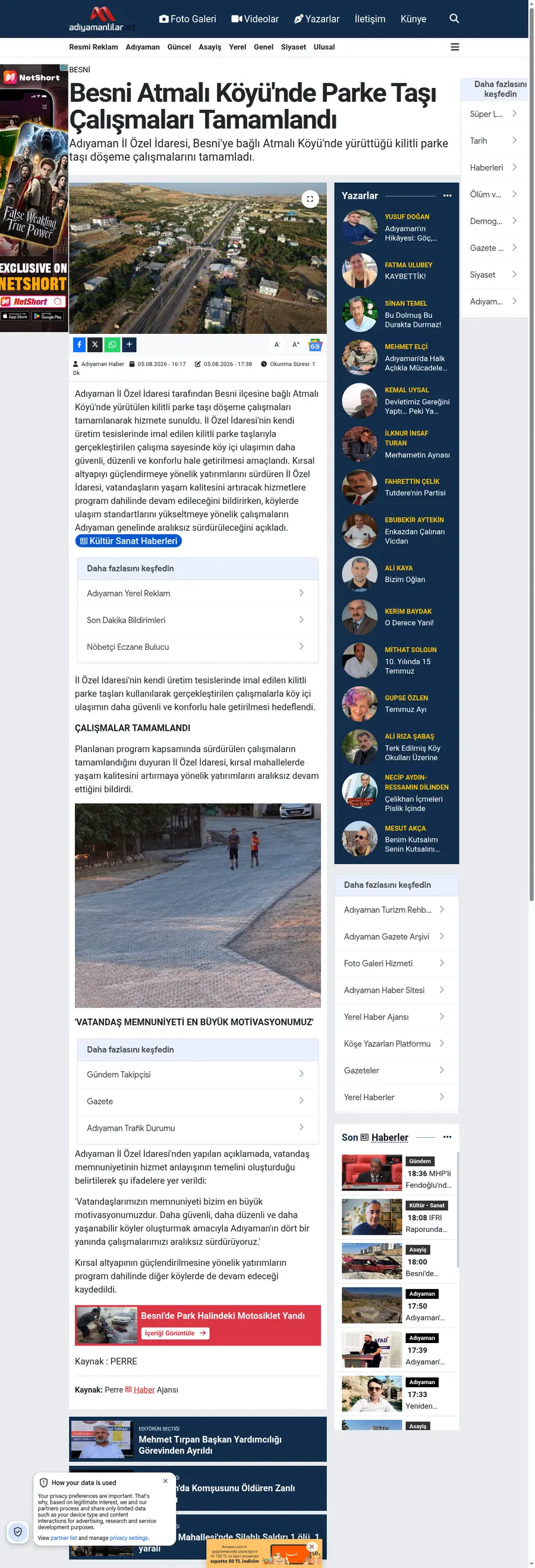 Adiyamanlilar.net önizleme