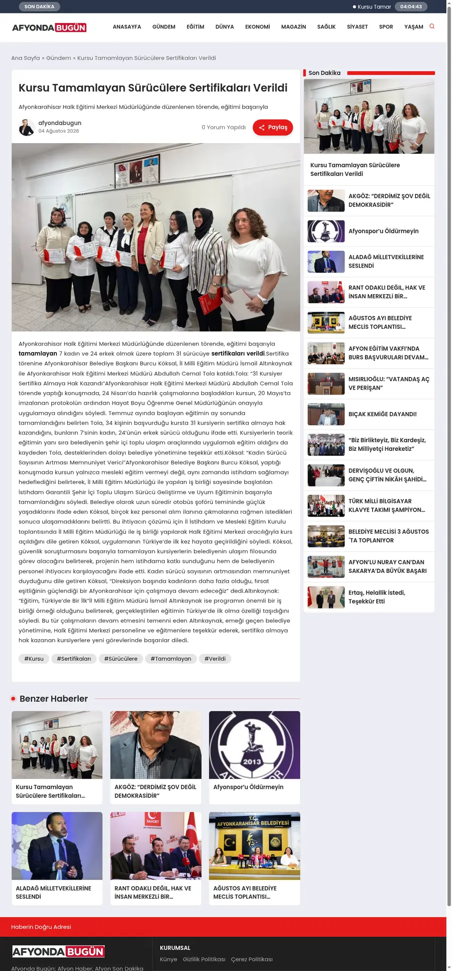 Afyondabugun.com önizleme