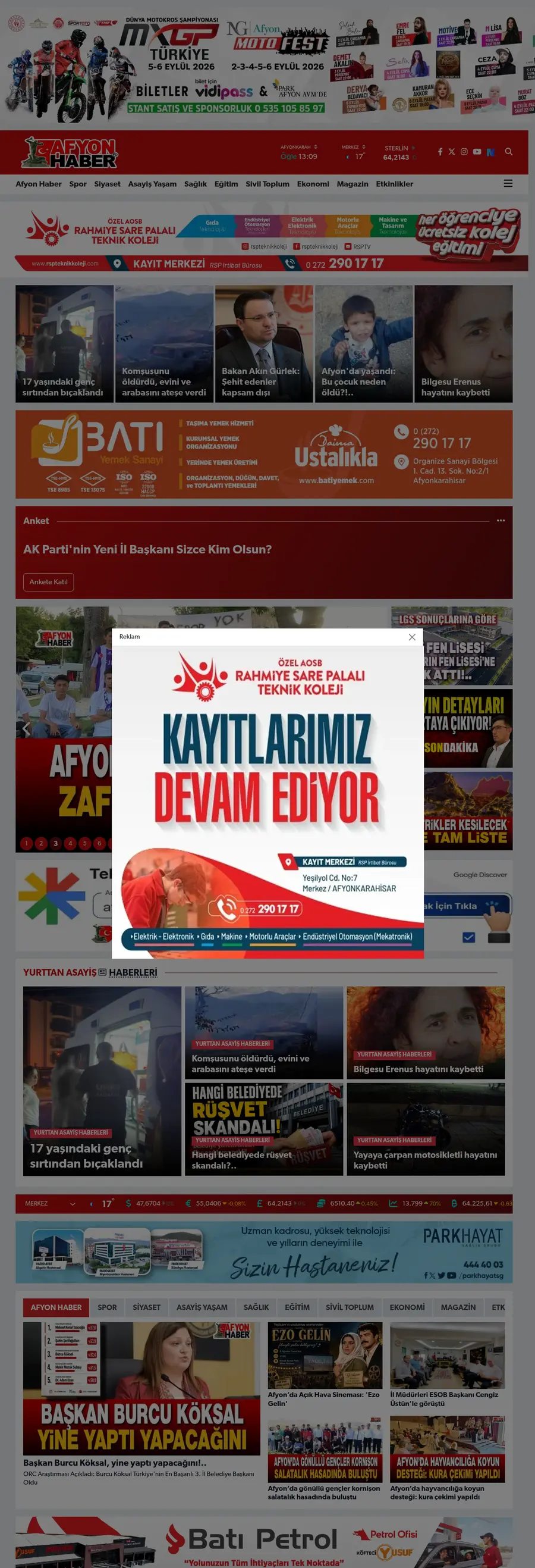 Afyonhaber.com önizleme