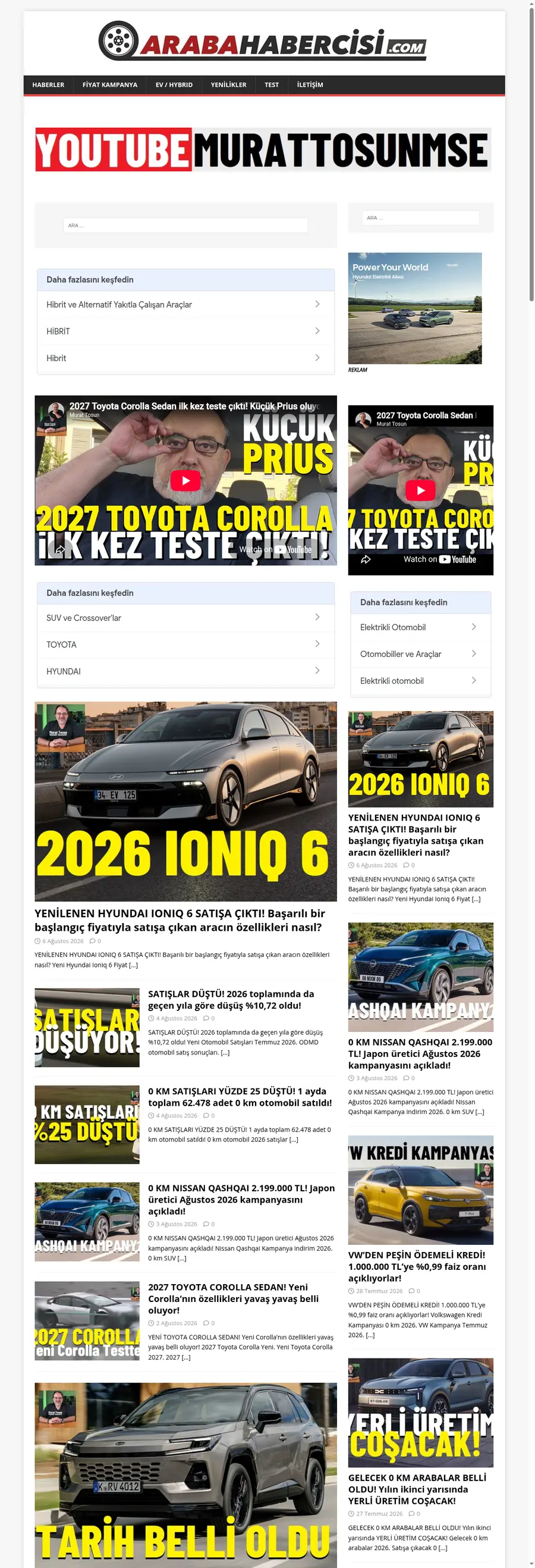 Arabahabercisi.com önizleme