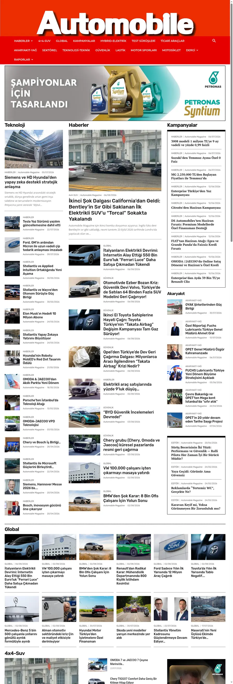 Automobilemagazine.com.tr önizleme