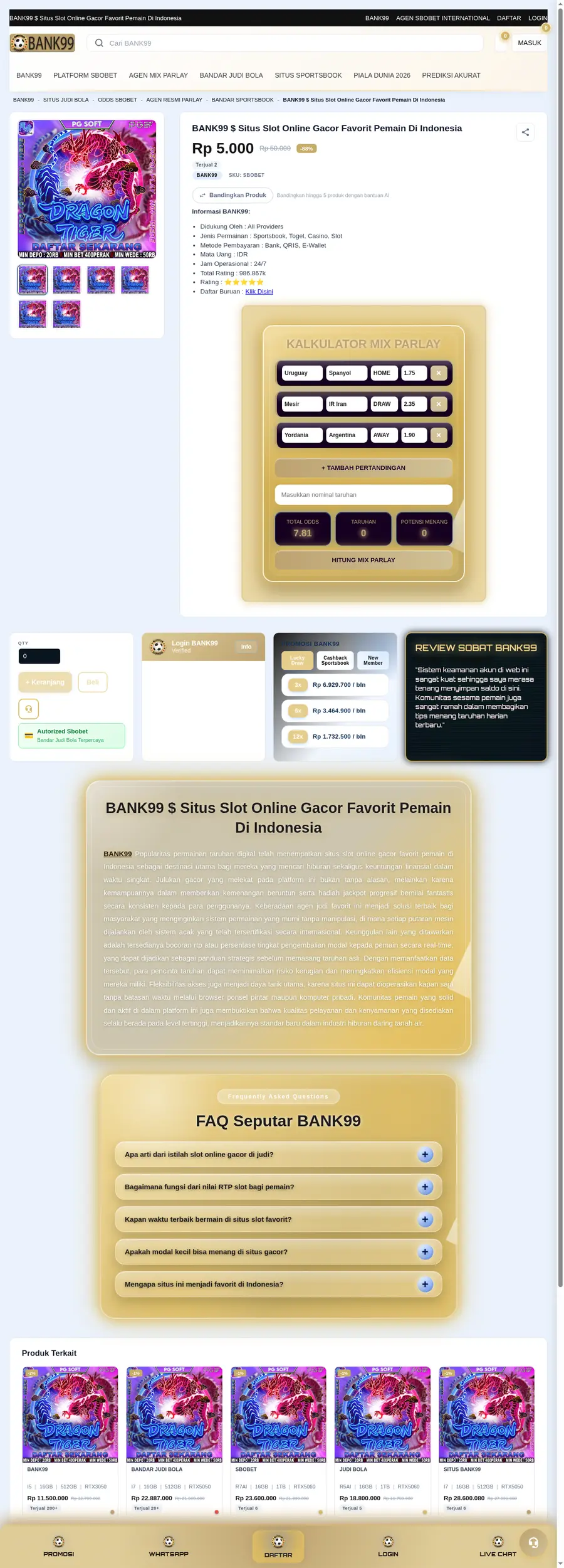 Bank99.net önizleme