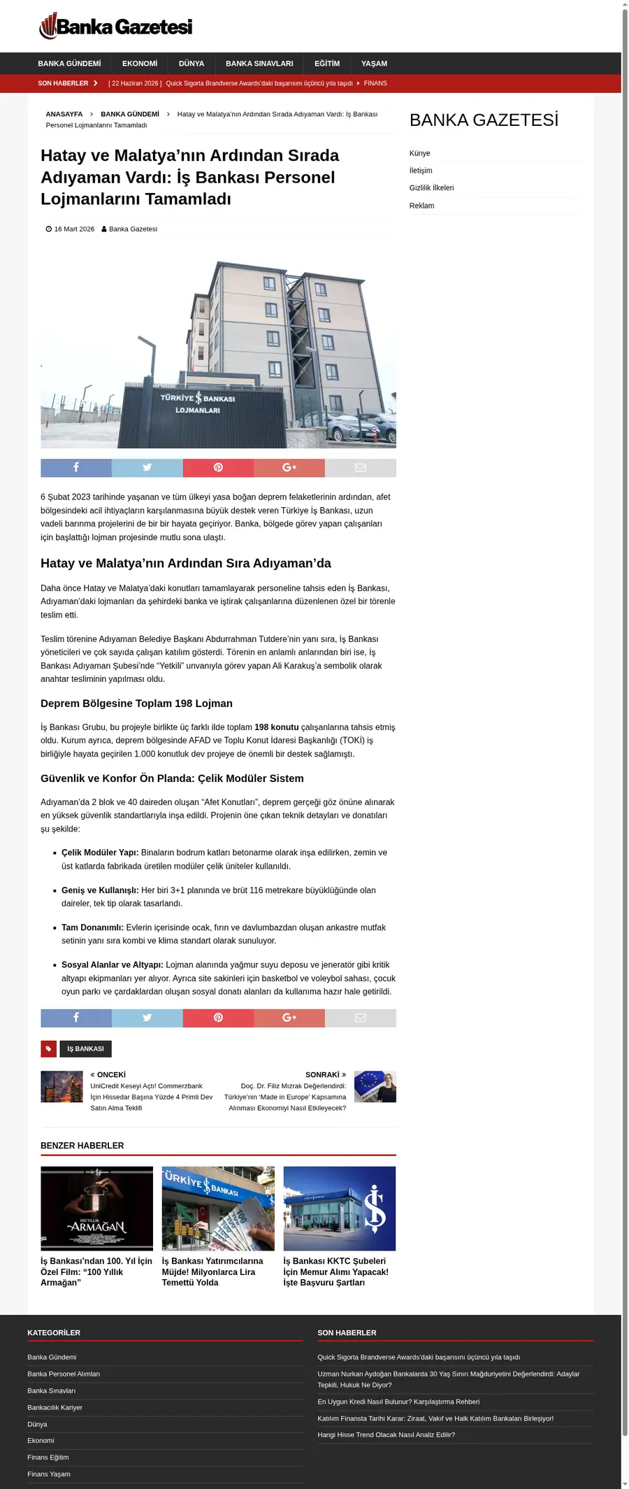 Bankagazetesi.com önizleme
