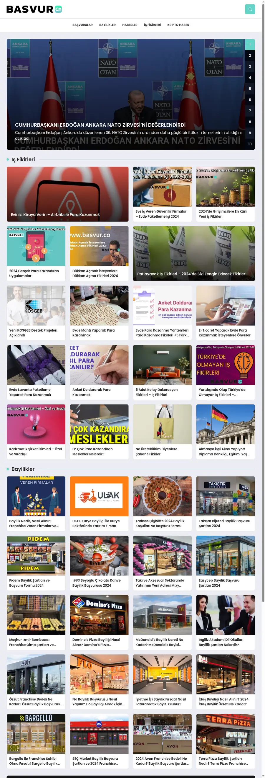 Basvur.co önizleme