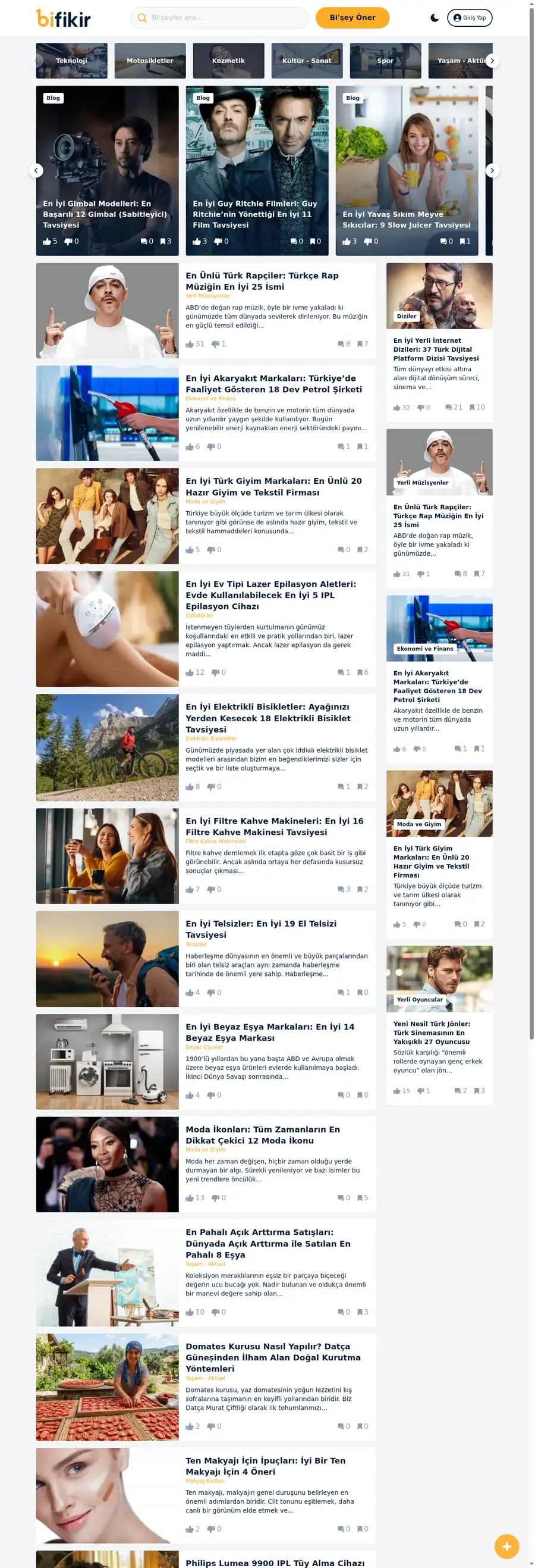 Bifikir.com önizleme