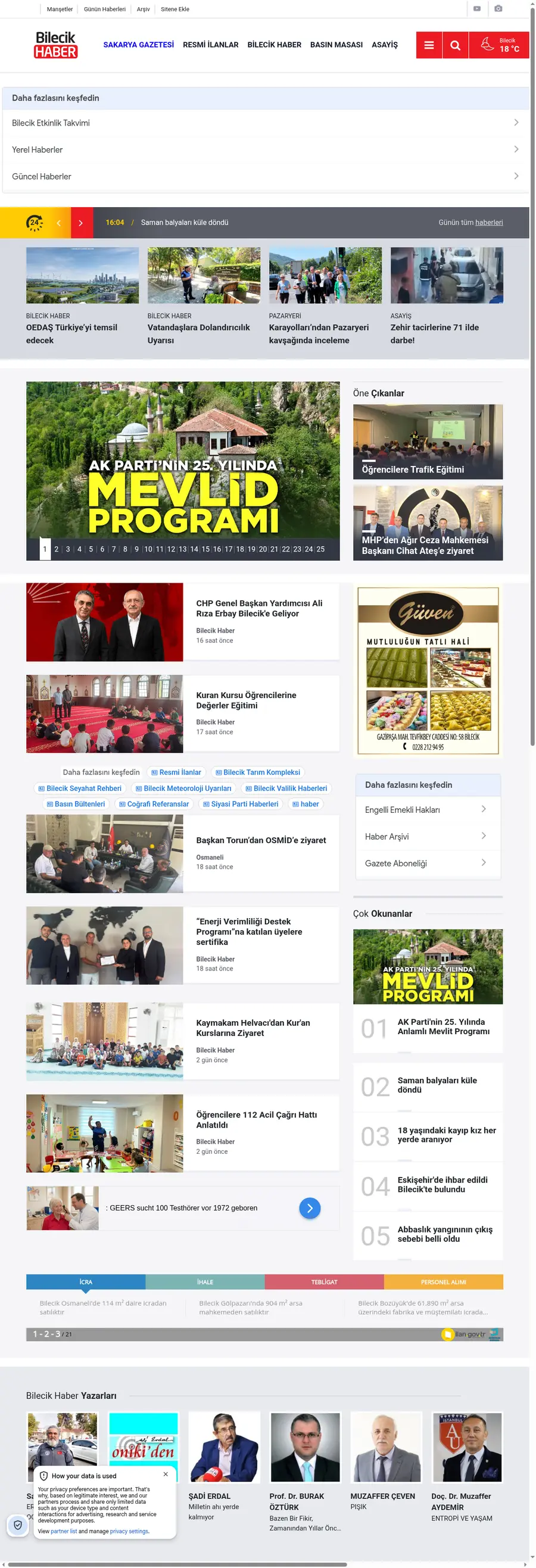 Bilecikhaber.com.tr önizleme