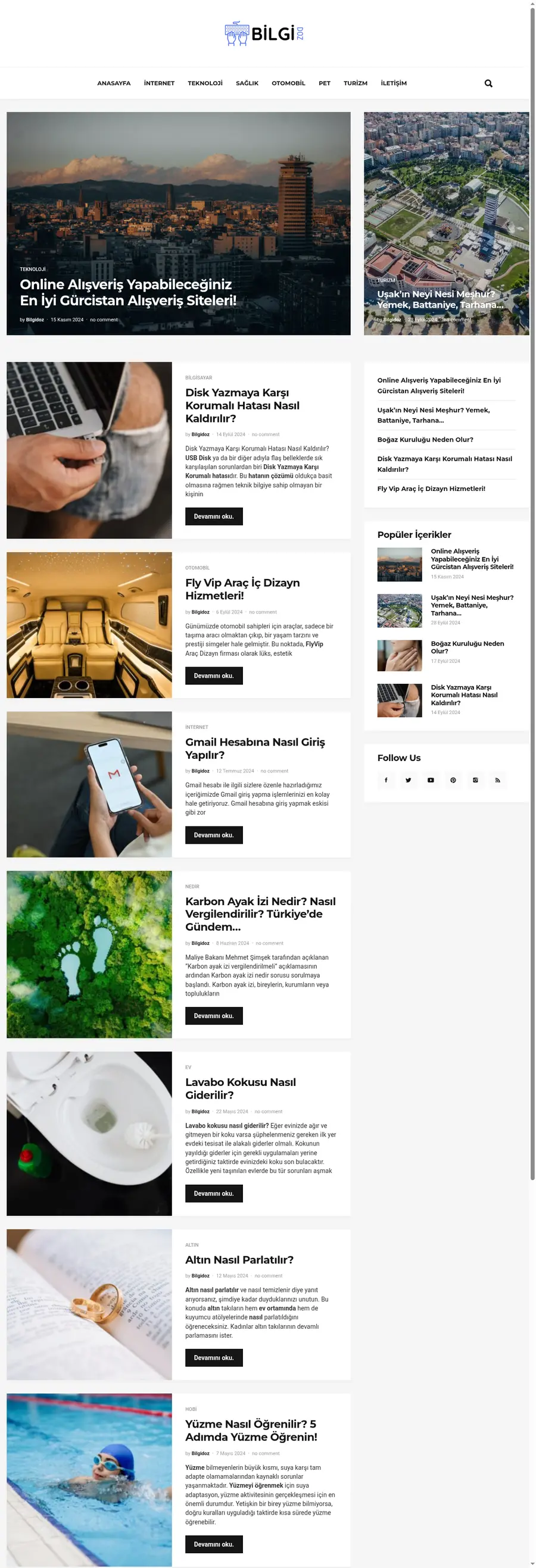 Bilgidoz.com önizleme
