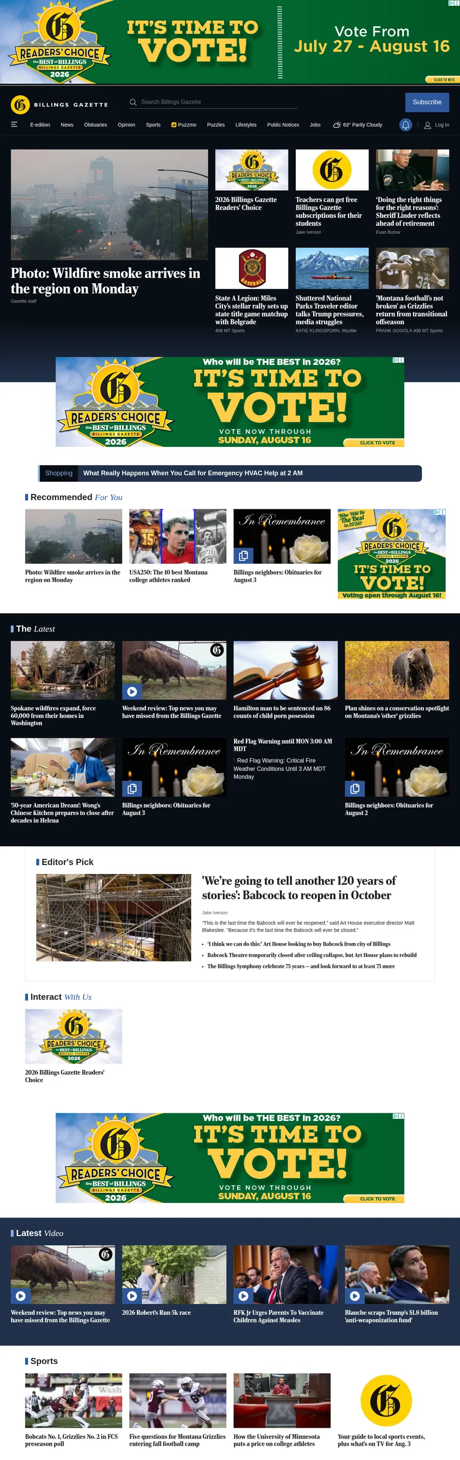 Billingsgazette.com önizleme