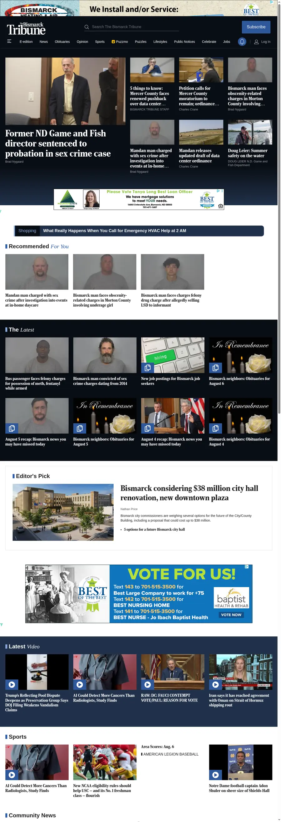 Bismarcktribune.com önizleme