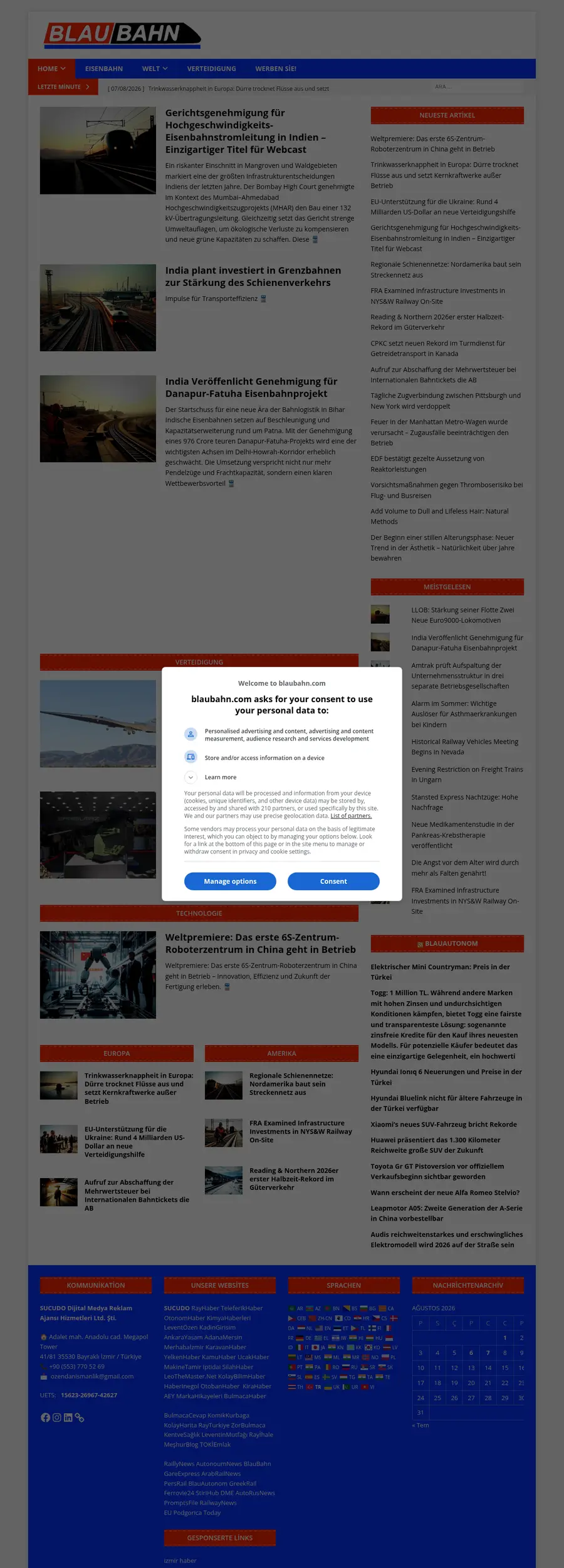 Blaubahn.com önizleme