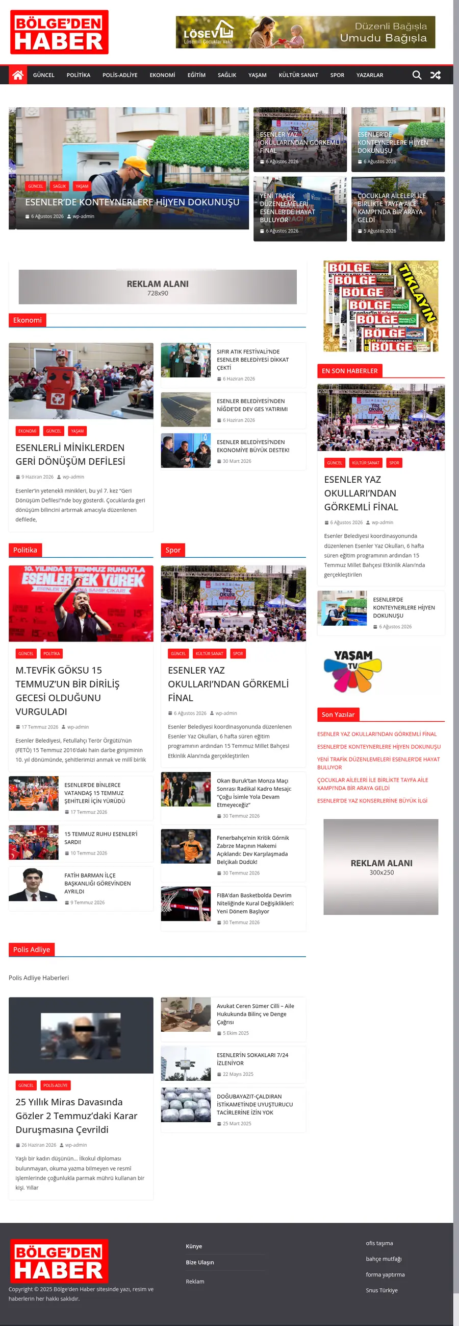 Bolgedenhaber.com önizleme