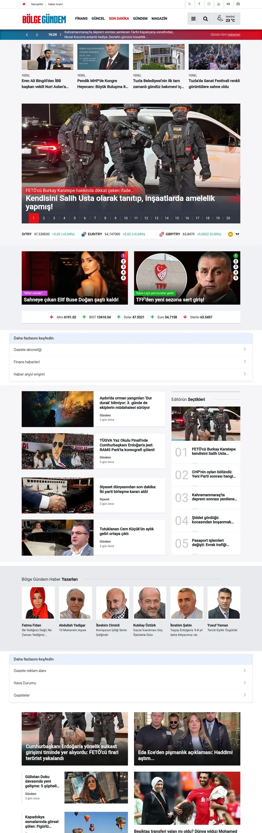 Bolgegundem.com önizleme