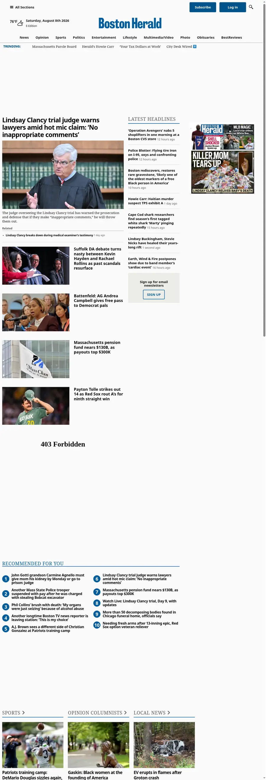 Bostonherald.com önizleme