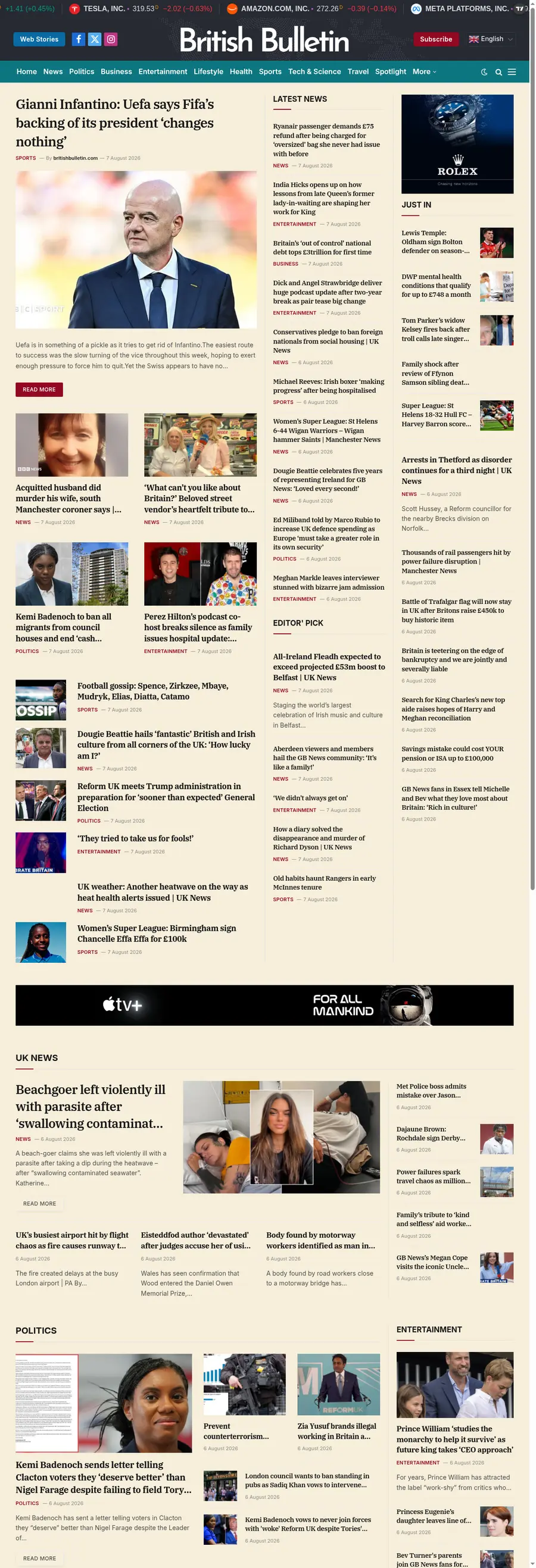 Britishbulletin.com önizleme