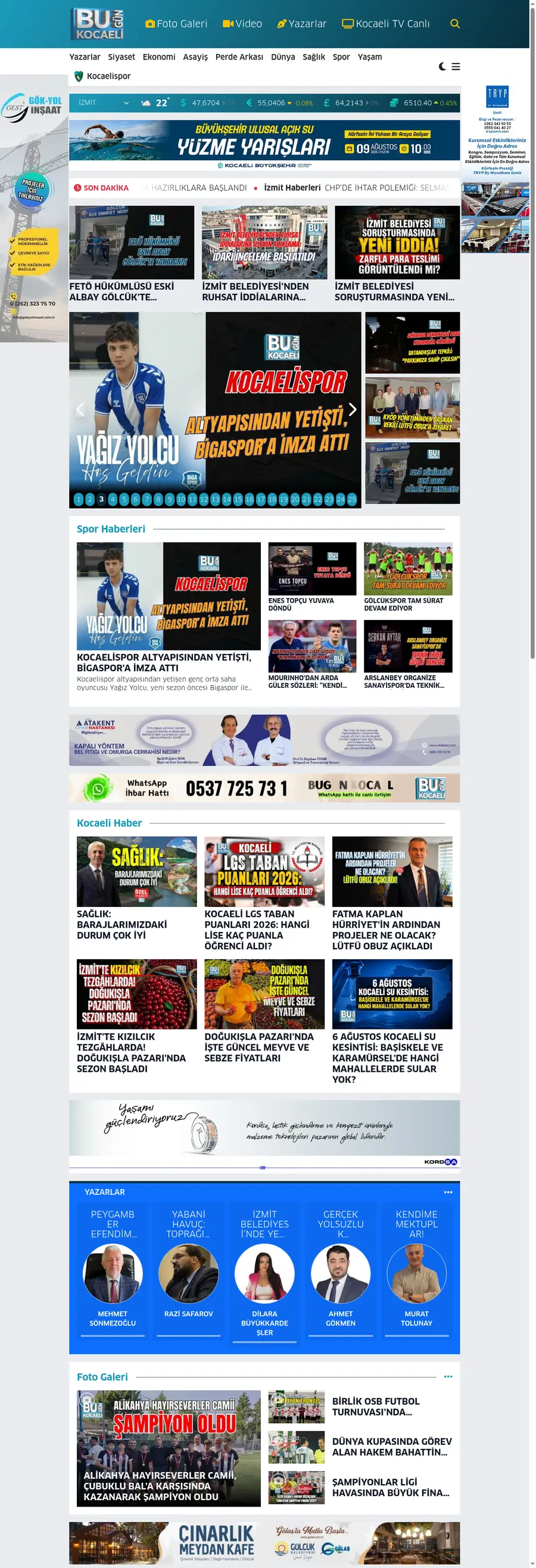 Bugunkocaeli.com.tr önizleme