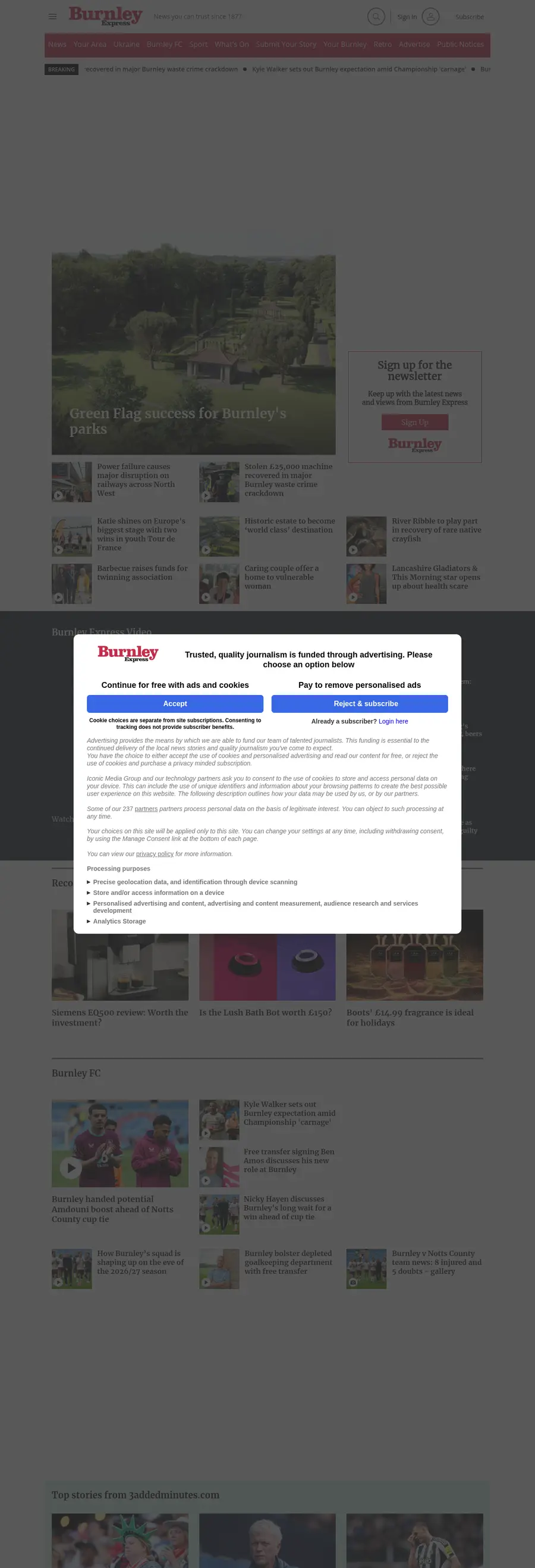 Burnleyexpress.net önizleme