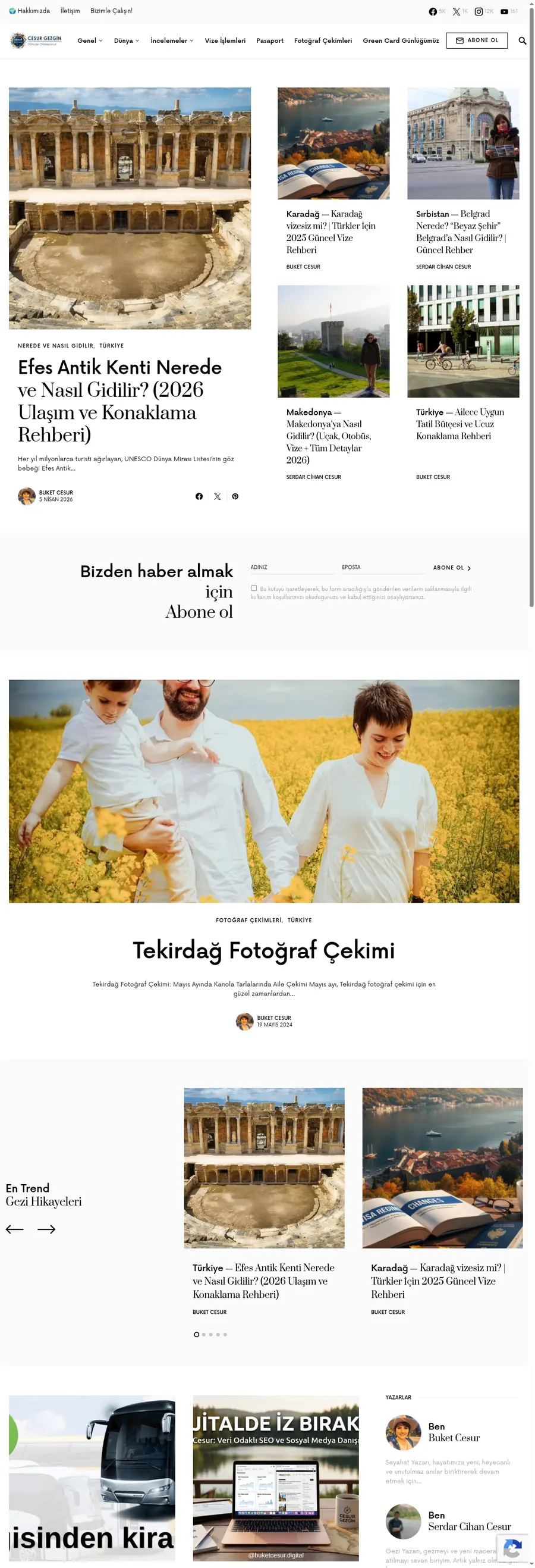 Cesurgezgin.com önizleme