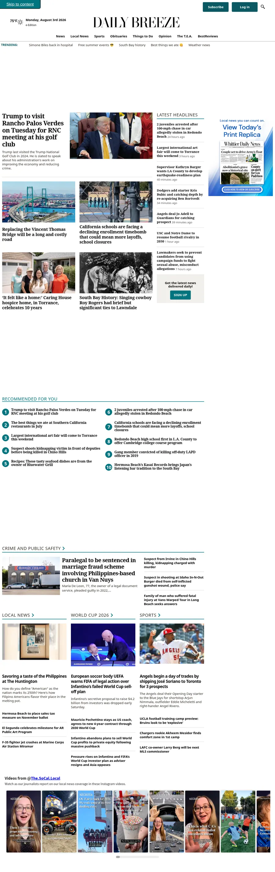 Dailybreeze.com önizleme