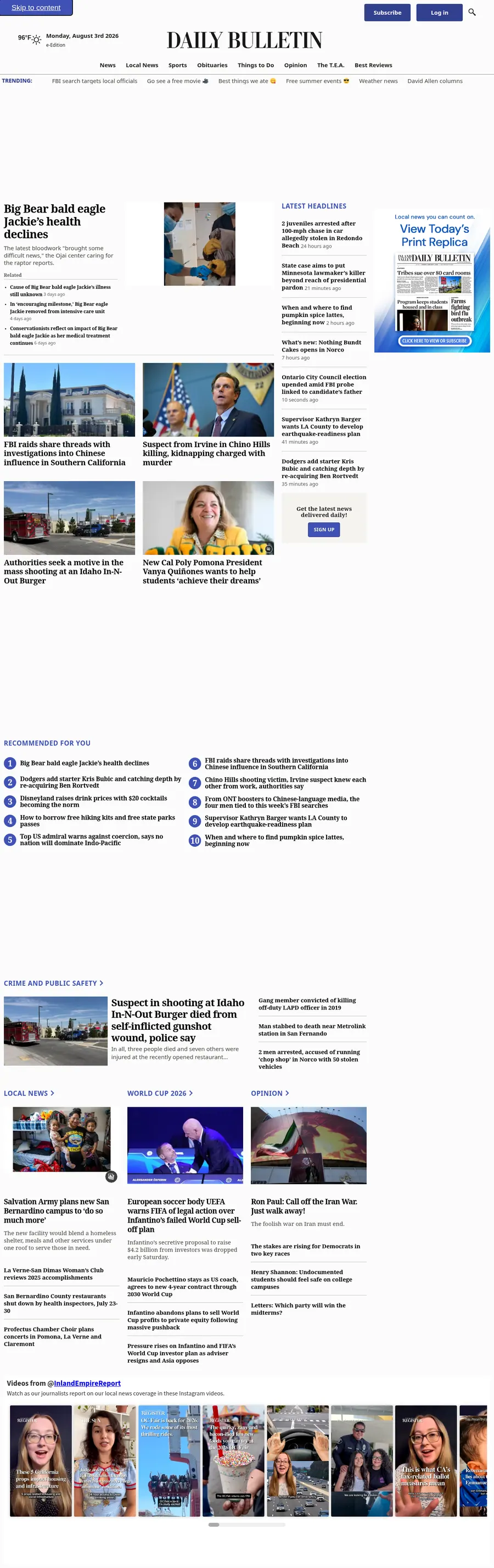 Dailybulletin.com önizleme