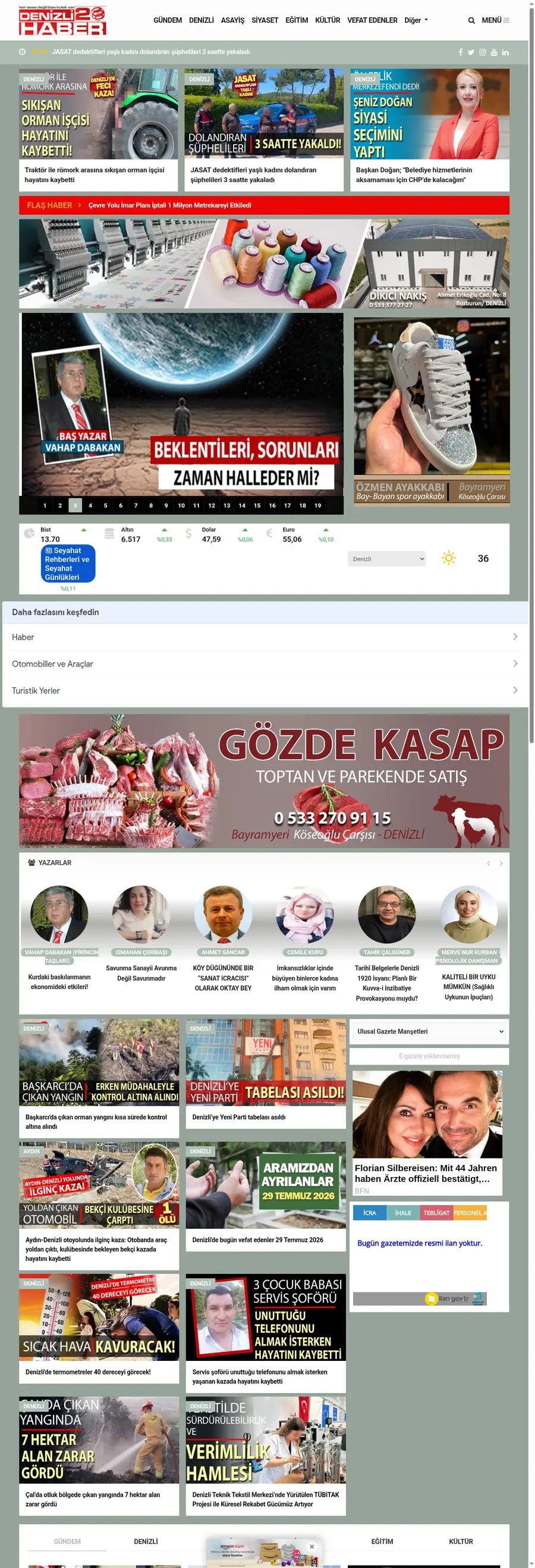 Denizli20haber.com önizleme