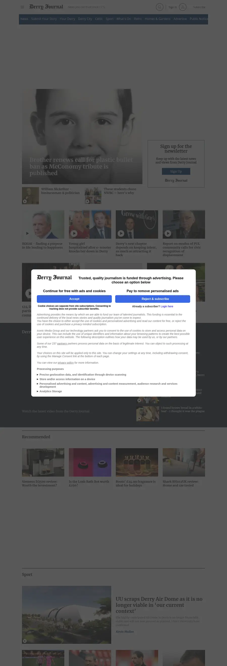 Derryjournal.com önizleme