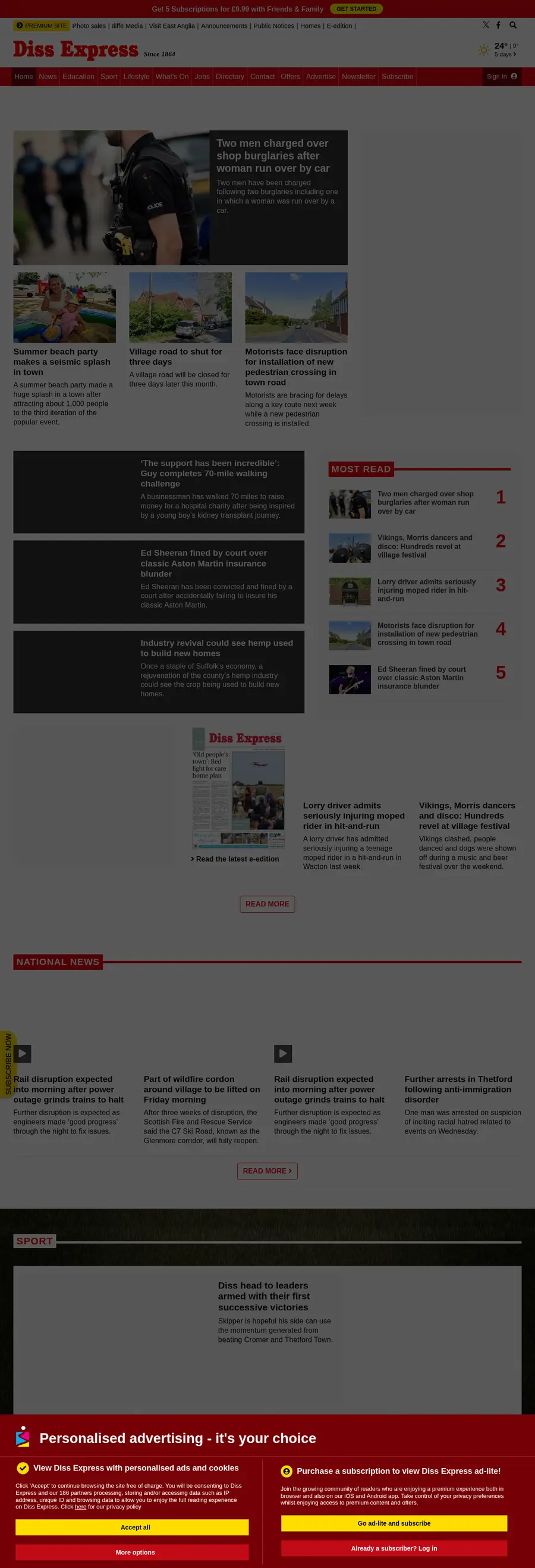 Dissexpress.co.uk önizleme