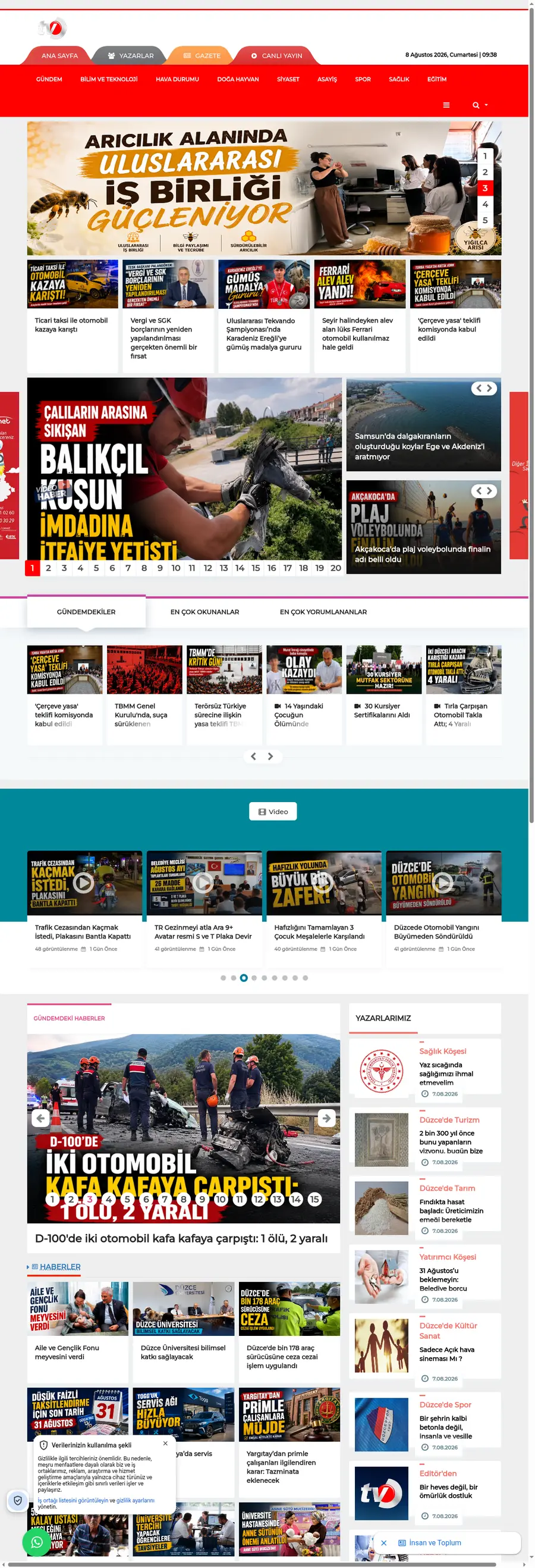 Duzcetv.com önizleme