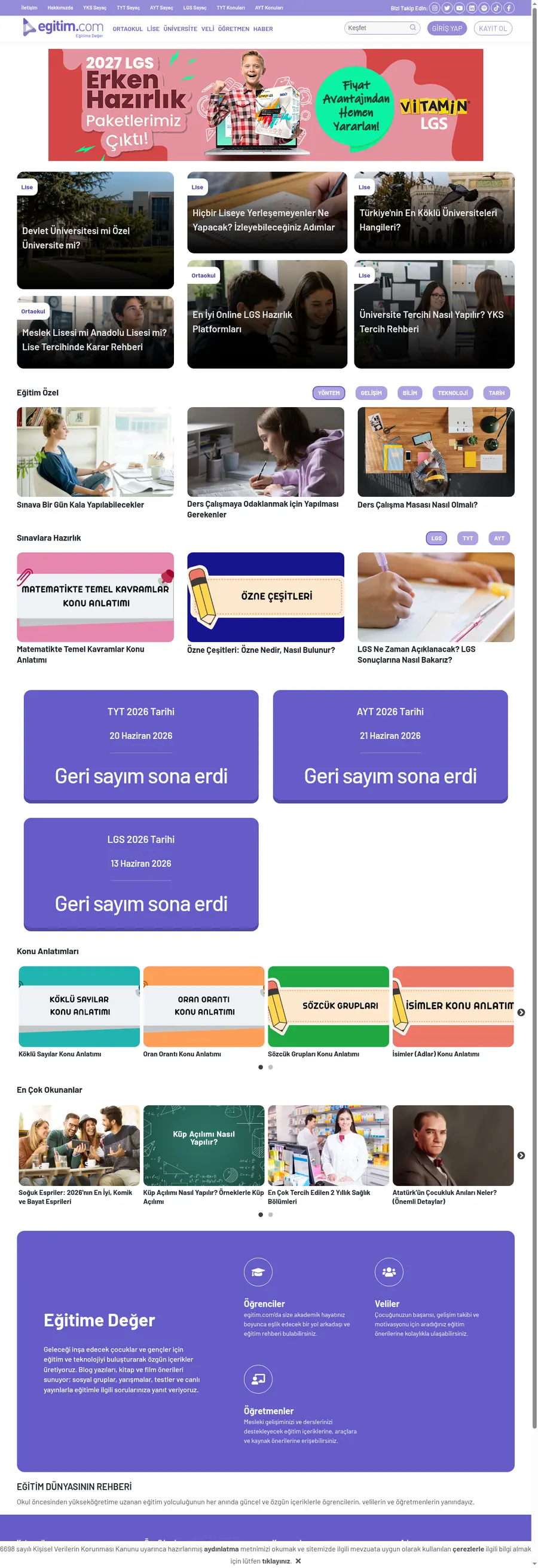 Egitim.com önizleme