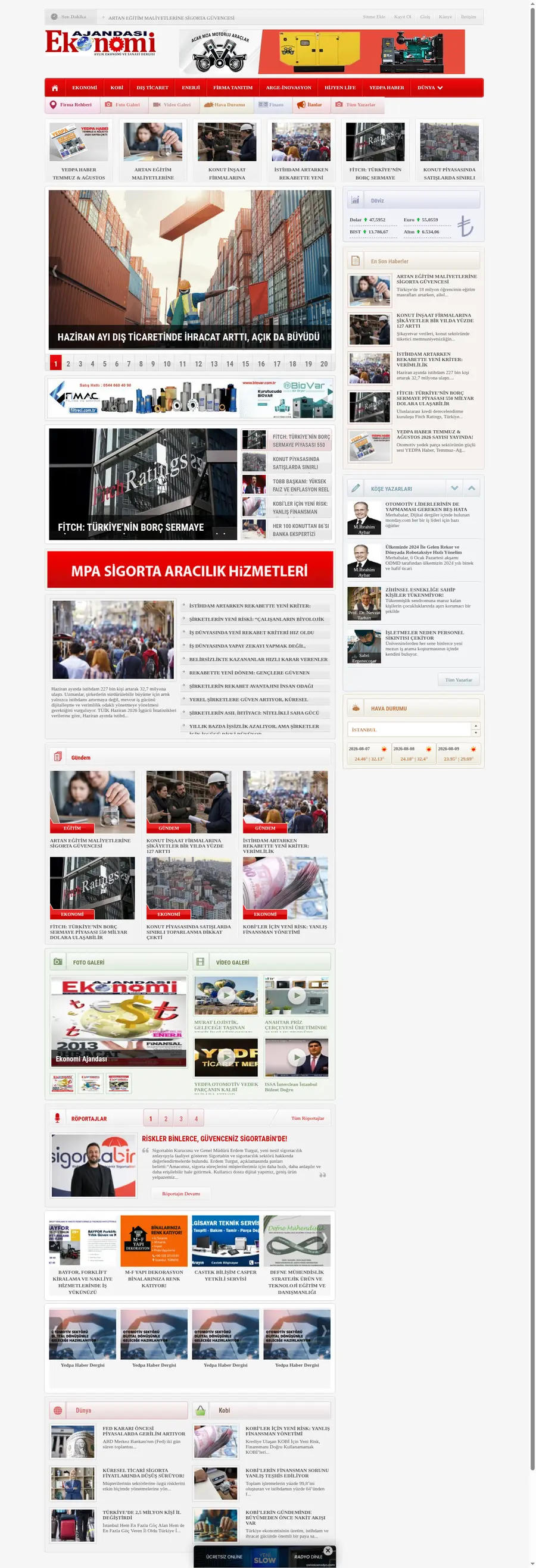 Ekonomiajandasi.com önizleme