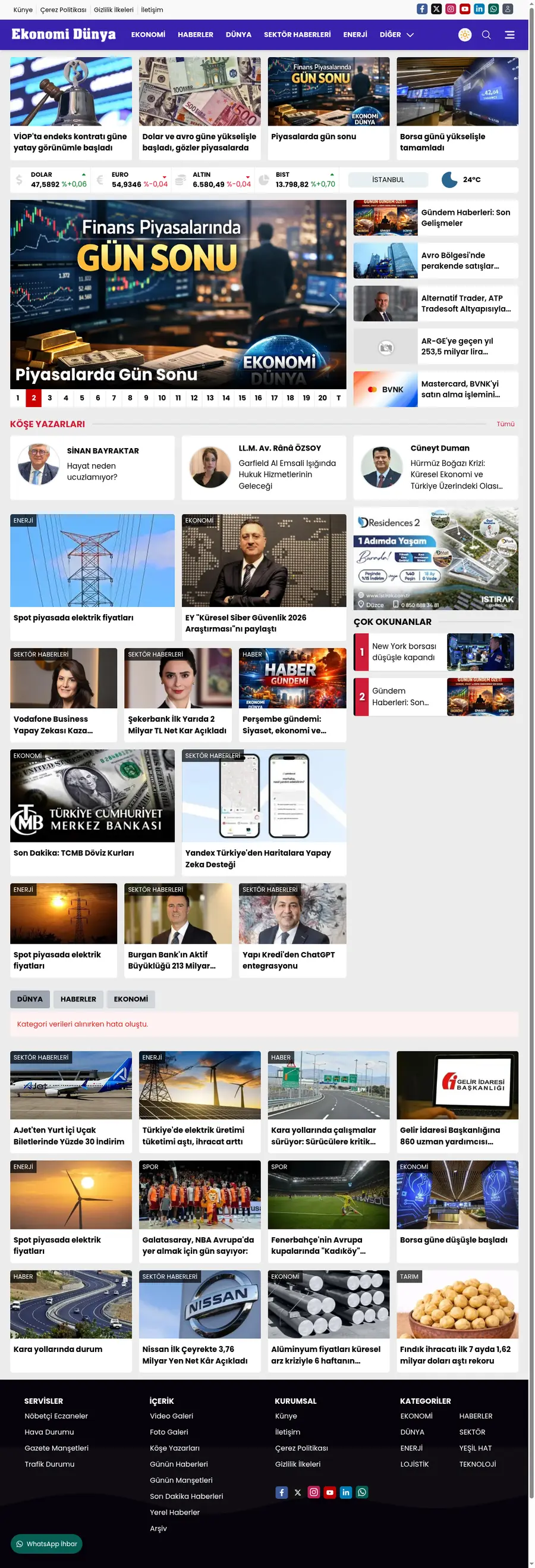 Ekonomidunya.com önizleme