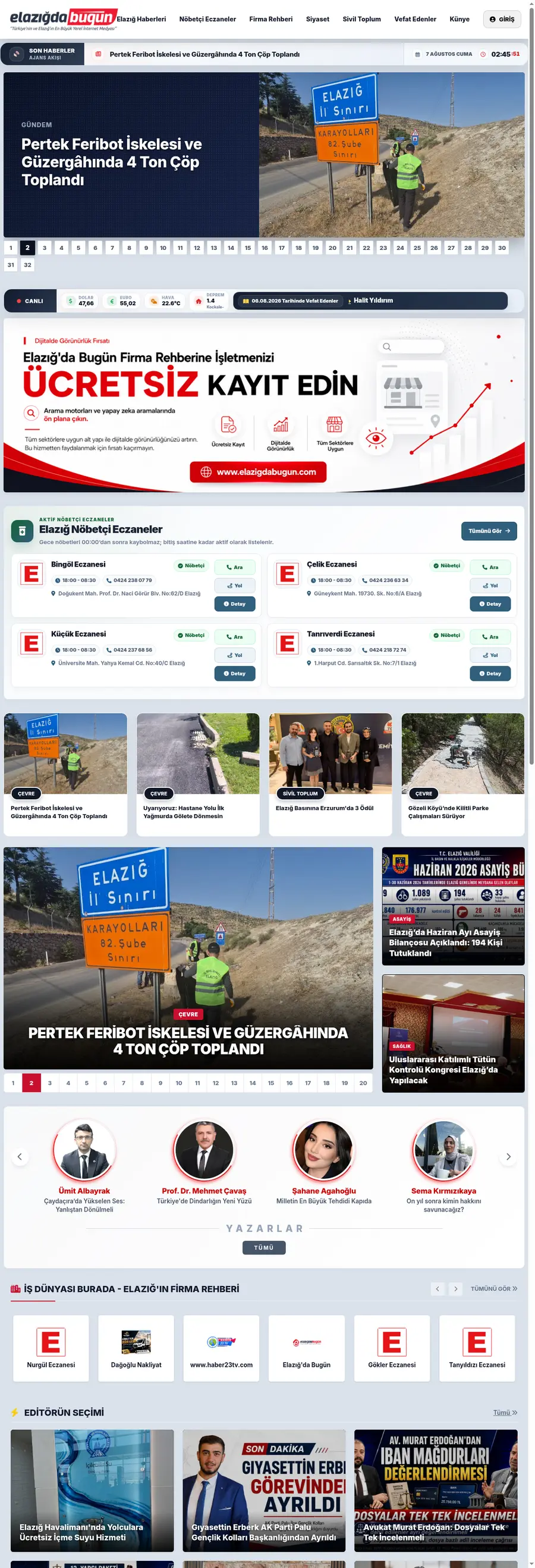 Elazigdabugun.com önizleme