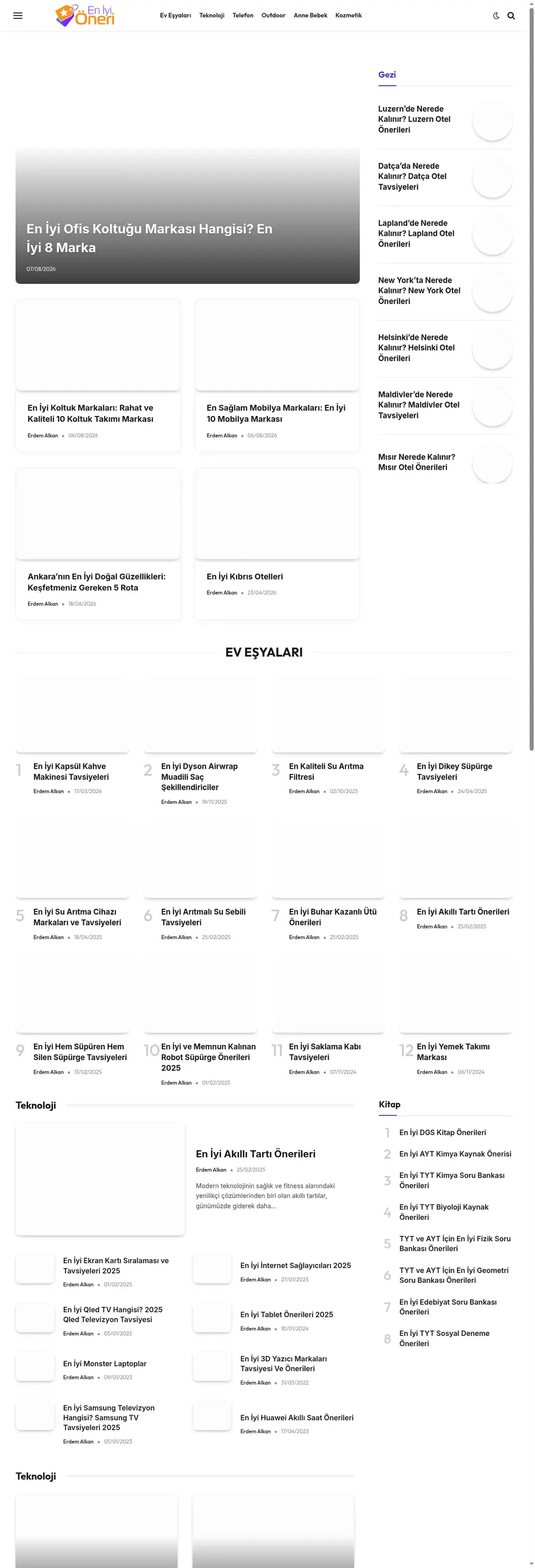 Eniyioneri.net önizleme