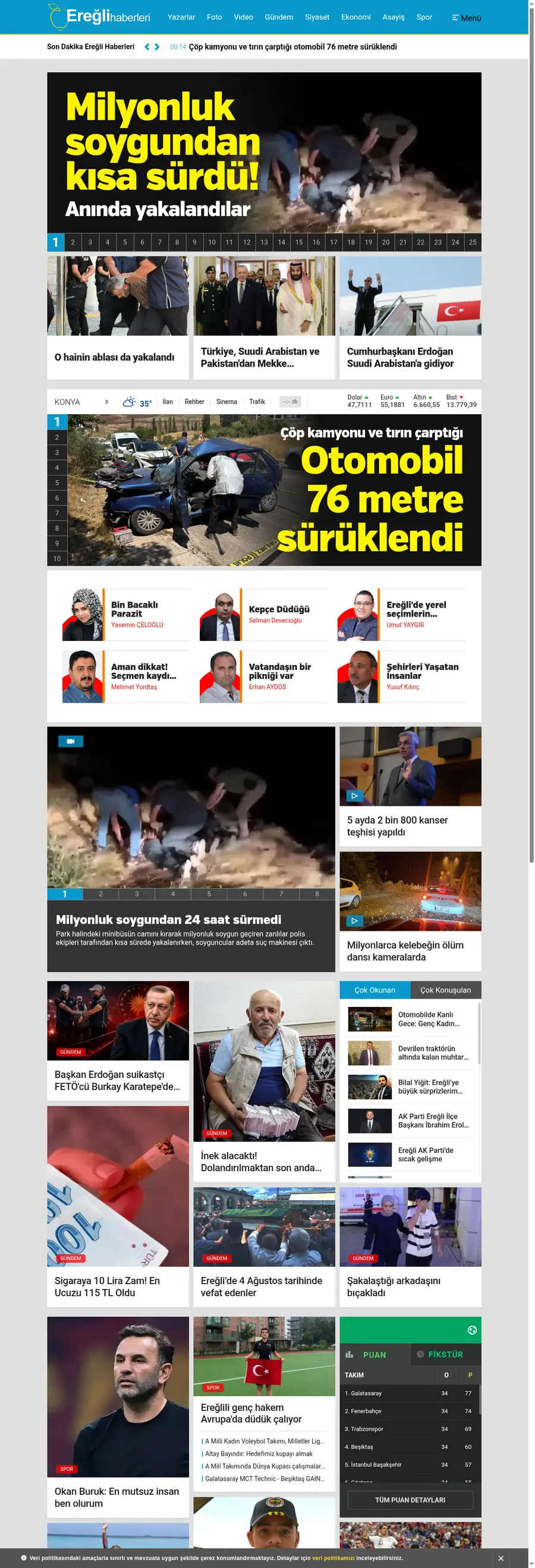 Ereglihaberleri.com önizleme