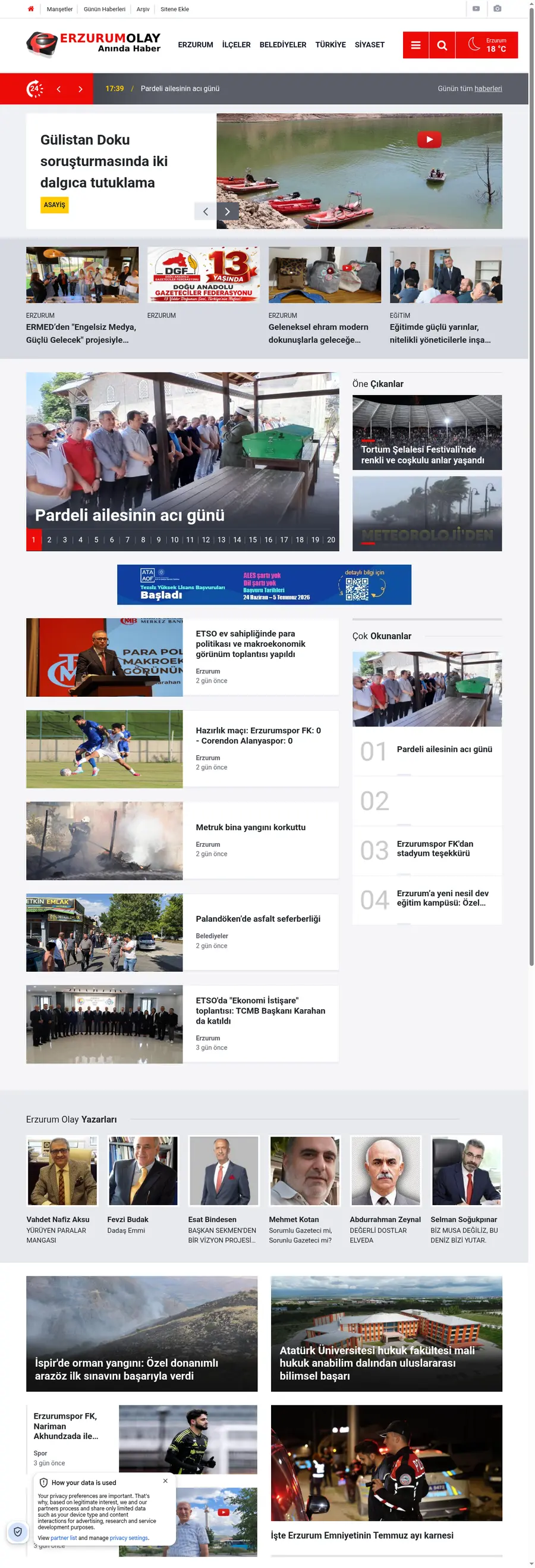Erzurumolay.com önizleme