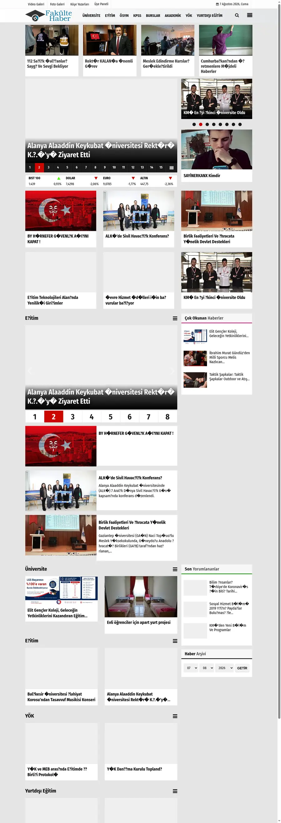 Fakultehaber.com önizleme